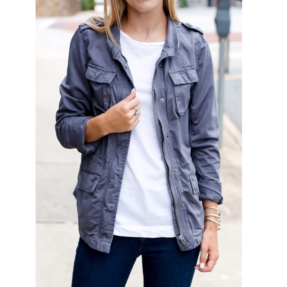Loft Sateen Utility Jacket